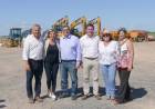 Fassi y el ministro Rodríguez monitorearon el progreso del Mercado Agroganadero de Cañuelas