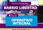 Operativo integral de salud en el Barrio Libertad