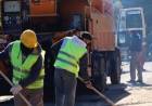 Obras en la calle 25 de Mayo, entre Libertad y Rivadavia