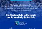 En conmemoración del Día de la Memoria por la Verdad y la Justicia - PJ Cañuelas