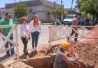 El gobierno dio inicio a importantes obras  de bacheo, agua y cloacas
