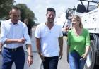 Recorren los avances en los trabajos de mantenimiento en las Rutas 3 y 205