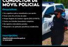 El Ministerio de Seguridad convoca a aspirantes para ser conductores de móviles policiales