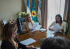Marisa Fassi recibió autoridades de la Universidad Nacional de La Plata
