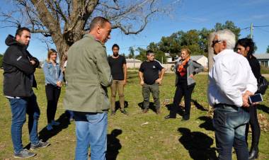 Con aporte municipal, el barrio Guzzetti tendrá su playón deportivo
