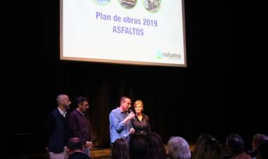 Arrieta presentó un nuevo y ambicioso "Plan de Obras de Asfalto 2019"