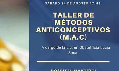 Taller de métodos anticonceptivos