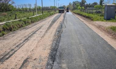 El plan de pavimentación llega a Ruta 3