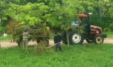 Recomposición de espacios públicos luego de las lluvias