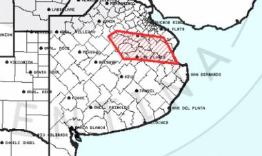 Alerta por tormentas fuertes