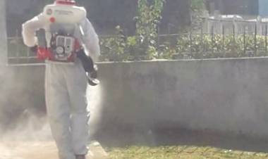 Avanza el operativo de fumigación en las escuelas