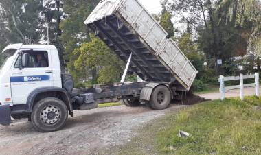 Tarea municipal de mejoras de espacios públicos