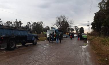 Secuestraron tres camiones que transportaban vidrio molido de forma clandestina en Máximo Paz