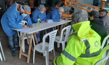 COVID-19: Se realizó un operativo Detectar en el Corralón de Pellegrini