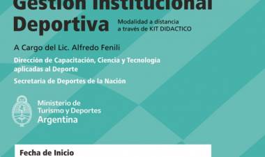 Curso de Gestión Institucional Deportiva
