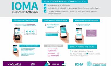 Nueva credencial digital para afiliados de IOMA