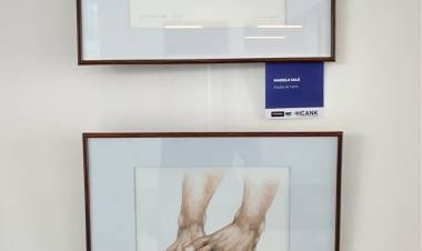 Se inauguró una muestra de arte en el Hospital Regional Cuenca Alta Néstor Kirchner