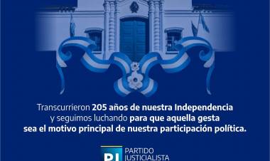 9 de Julio - Día de la Independencia - Homenaje del PJ