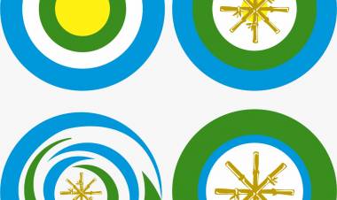  Eligieron las cuatro propuestas finalistas de la Escarapela del Bicentenario