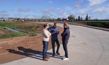 El Administrador de Vialidad Nacional, Gustavo Arrieta, recorrió obras en la Autopista Ezeiza - Cañuelas