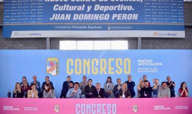 Marisa Fassi y Gustavo Arrieta participaron del Congreso del PJ bonaerense 