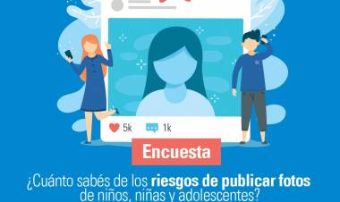 Lanzaron una encuesta que mide cuánto sabemos sobre los riesgos de publicar imágenes de menores