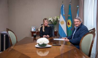 Marisa Fassi recibió al Ministro Jorge D´Onofrio