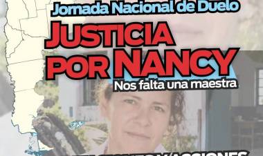 Para Nacional de CTERA Por el asesinato de la docente rural Nancy Godoy