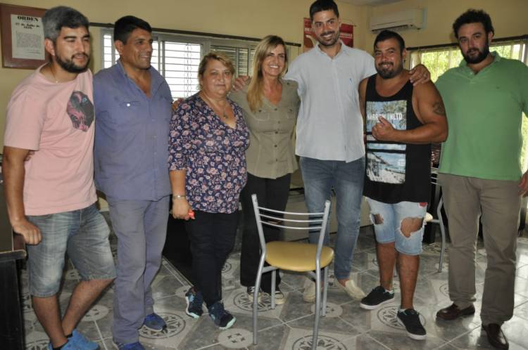 Marisa Fassi recorrió Máximo Paz con una intensa agenda de trabajo