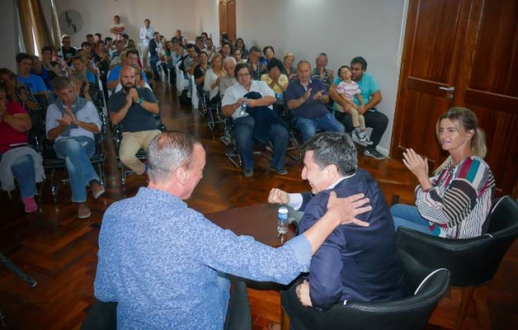 Daniel Arroyo visitó Cañuelas