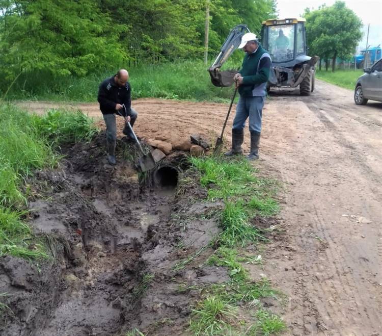 Tareas de mantenimiento urbano tras las lluvias