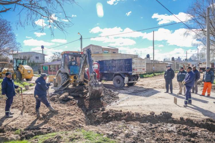 Siguen las obras en Máximo Paz
