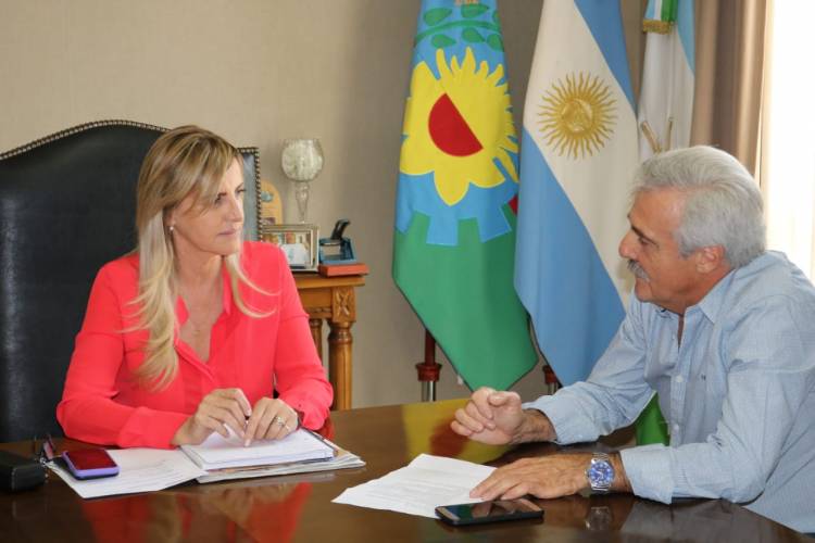 La intendenta recibió al presidente de la Sociedad Rural