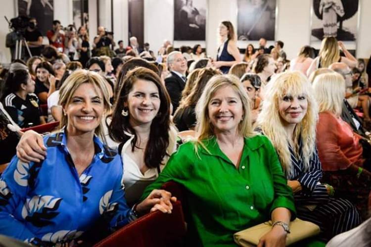 Marisa Fassi participó de un acto en la Casa Rosada