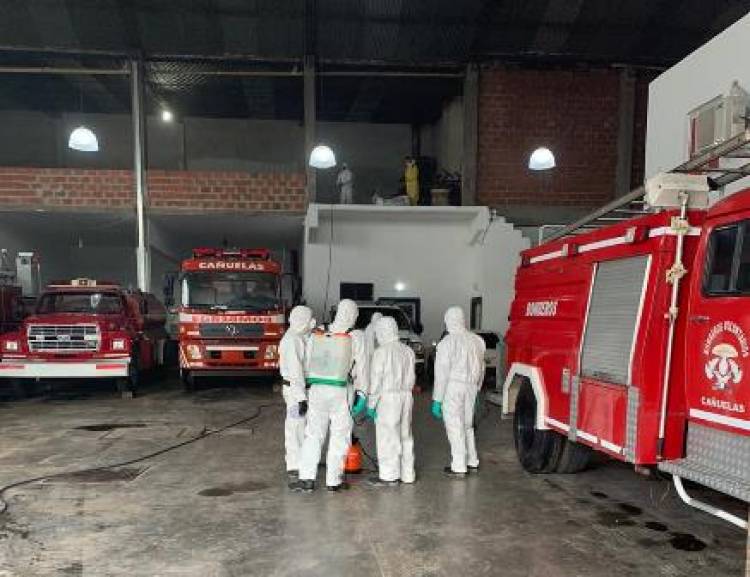 Comunicado de prensa de  los Bomberos Voluntarios de Cañuelas
