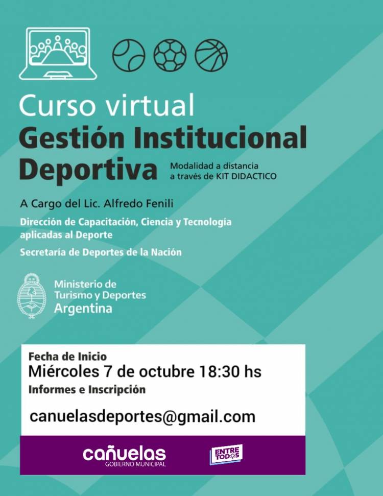 Curso de Gestión Institucional Deportiva