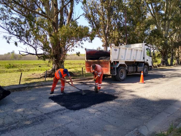 Obras de la calle Almirante Brown