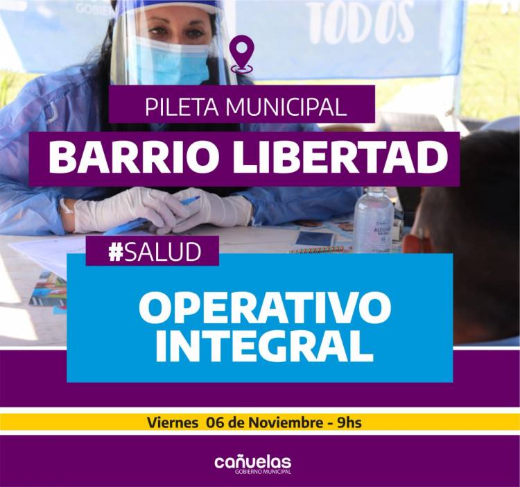 Operativo integral de salud en el Barrio Libertad