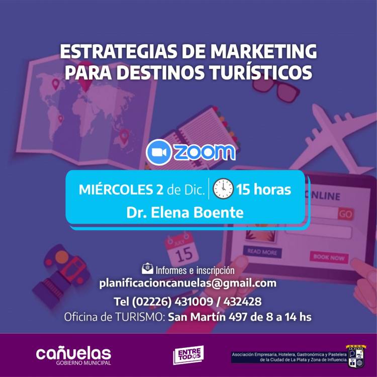 Capacitaciones virtuales para trabajadoras, trabajadores y estudiantes hoteleros y gastronómicos