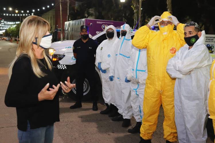 Volvieron los operativos de desinfección en el distrito