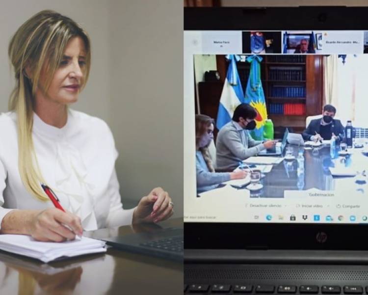 La intendenta Fassi y sus pares provinciales se reunieron con el gobernador Kicillof vía zoom