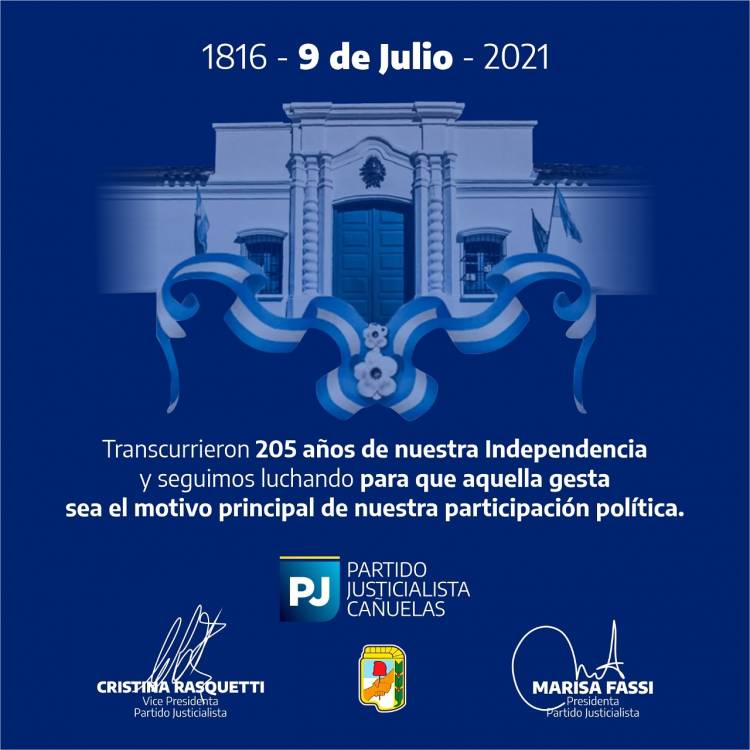 9 de Julio - Día de la Independencia - Homenaje del PJ