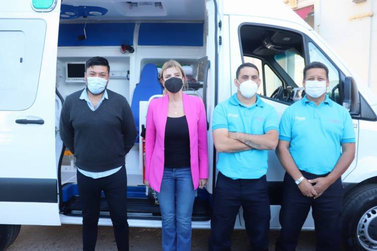 El Hospital Marzetti recibió una nueva ambulancia de alta complejidad