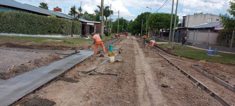 Continúan las obras de asfalto en Cañuelas