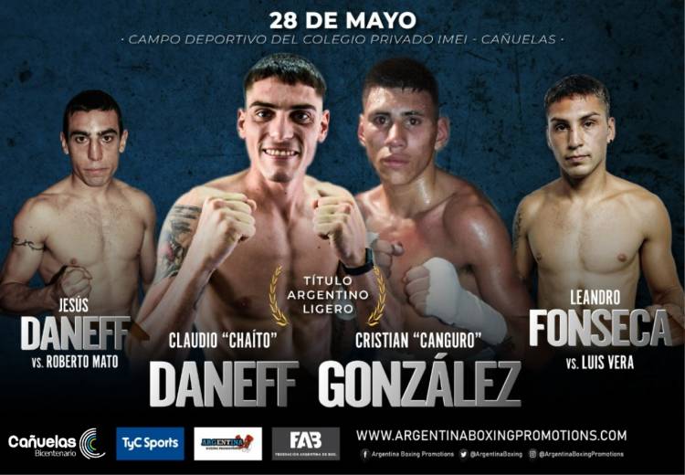 Espectacular velada de boxeo  en Cañuelas