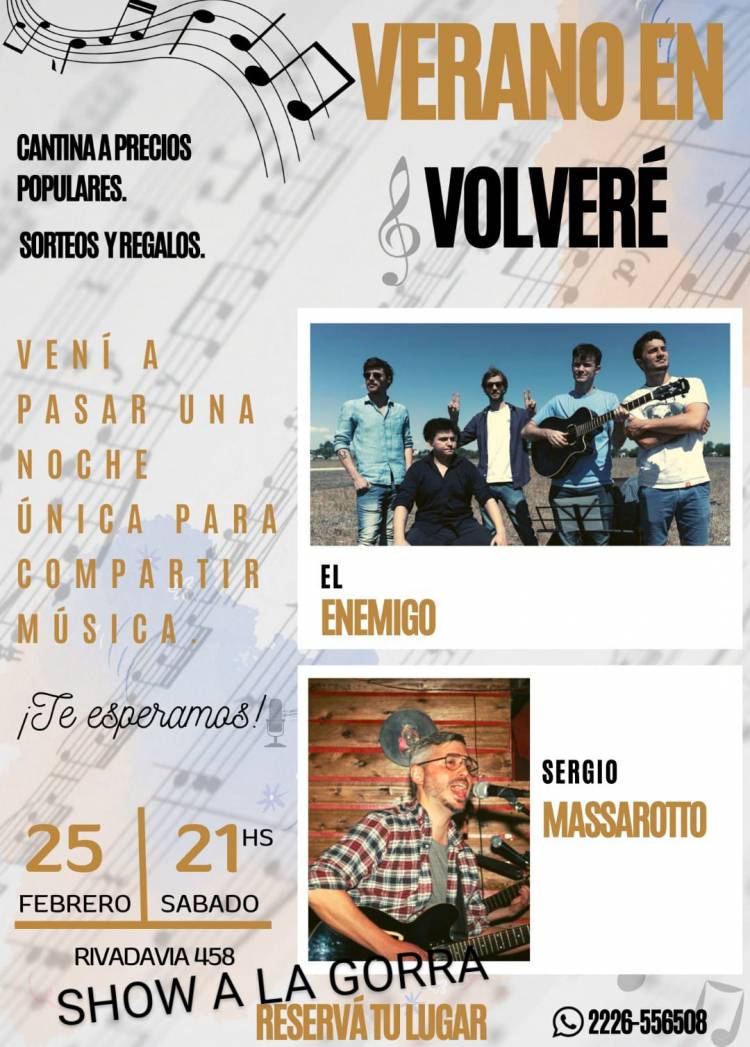 ¡Verano en Centro Cultural Volveré!