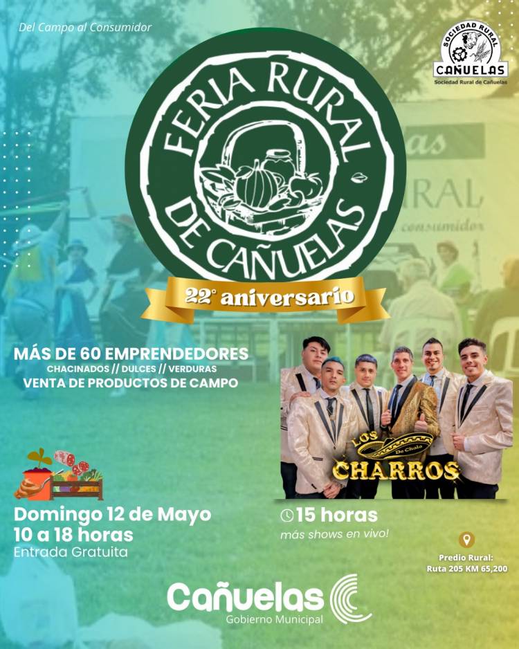 SE VIENE LA EDICIÓN ANIVERSARIO DE LA FERIA RURAL