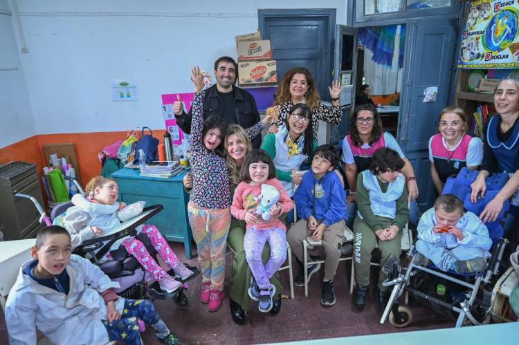 Avanzan las obras de reforma en la Escuela Especial N° 501