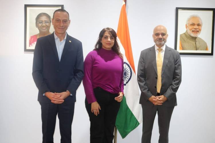 GUSTAVO ARRIETA PARTICIPÓ DE UN ENCUENTRO CON EL EMBAJADOR DE LA INDIA