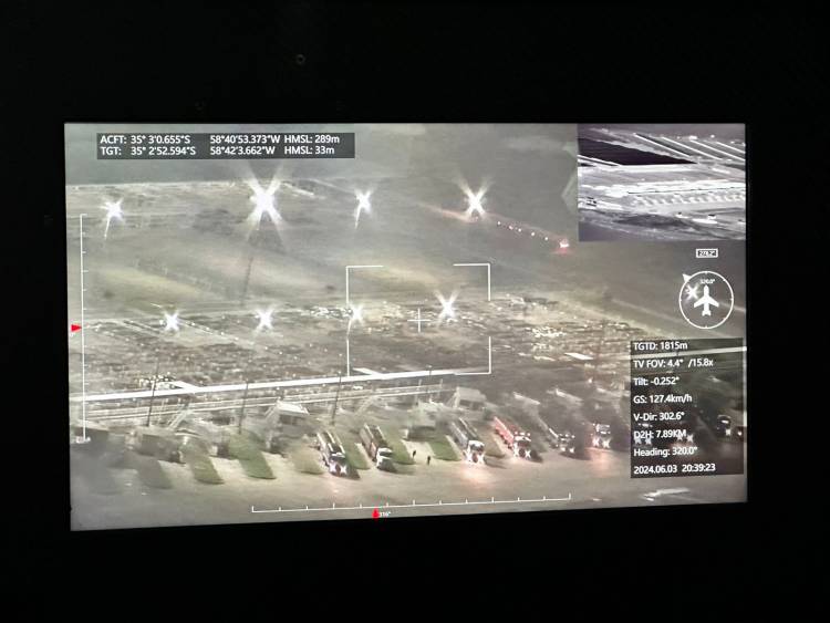 Patrullaje aéreo en la zona rural de Cañuelas con drones